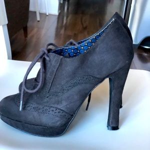 Grey heels size 6.5